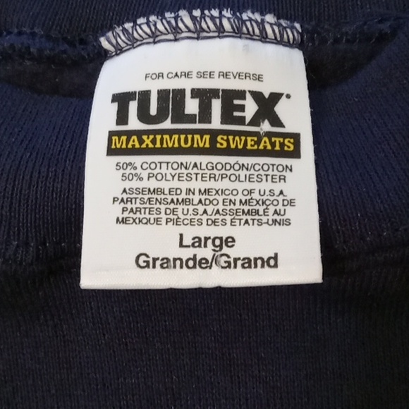 What Would Jesus Do (WWJD) Navy Blue Crewneck Sweatshirt Men's Large - Picture 3 of 4